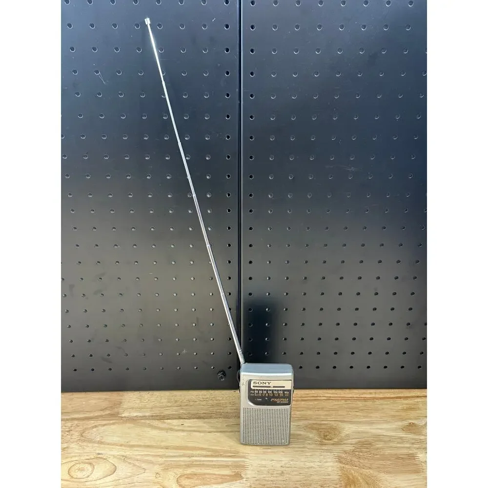 Sony ICF-S10MK2 Pocket Radio with Speaker - Silver